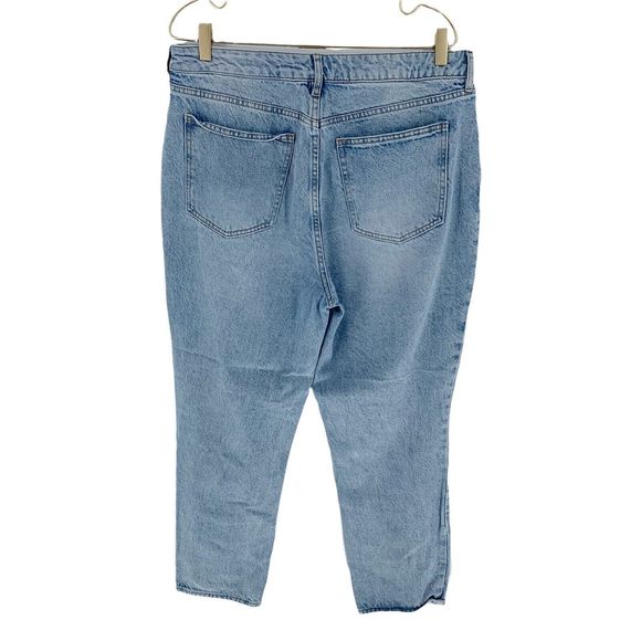 Pacsun Jeans Womens 32 Mom Jean High Rise Ripped Distressed Blue Denim - Picture 2 of 10